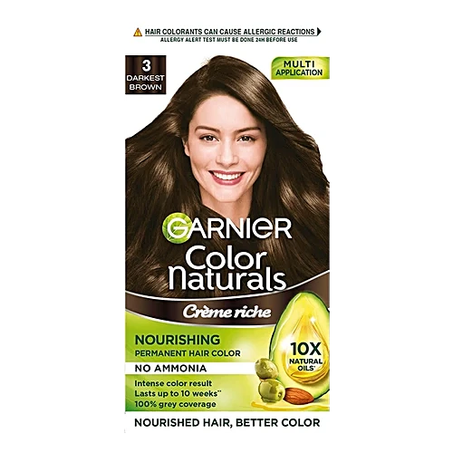 GARNIER COLOUR DARKEST BROWN 3