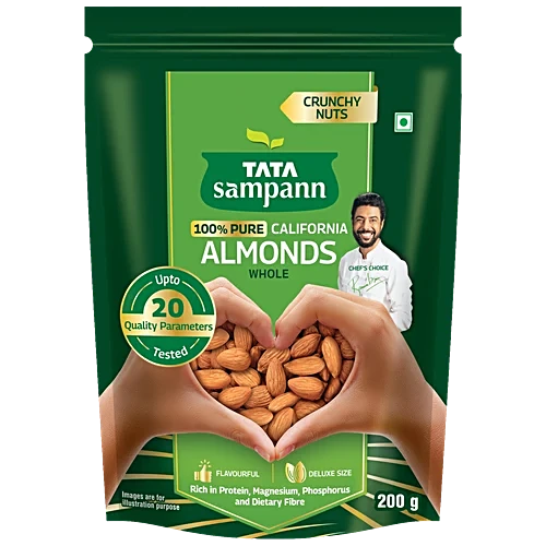 Tata Sampann Choice Almonds (Badam) 200g