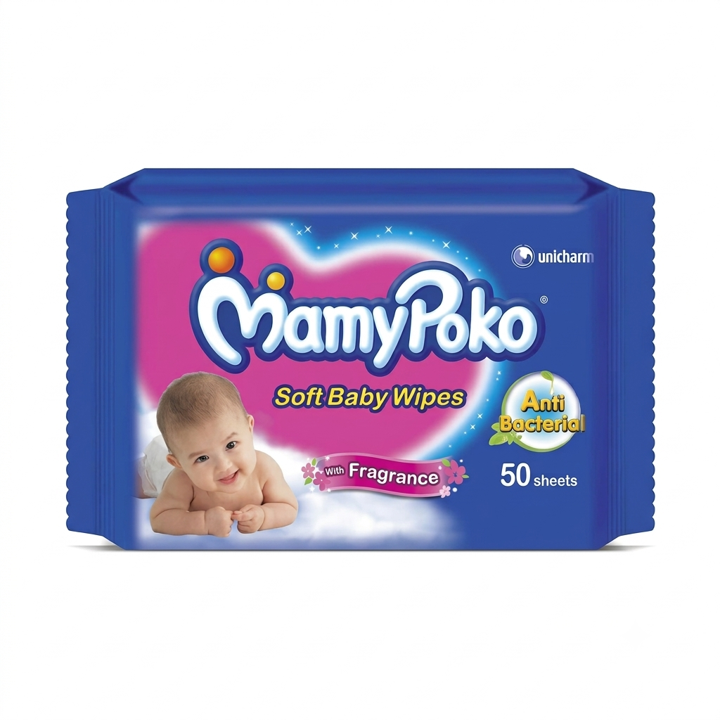 Mamy Poko Baby Wipes 50PC
