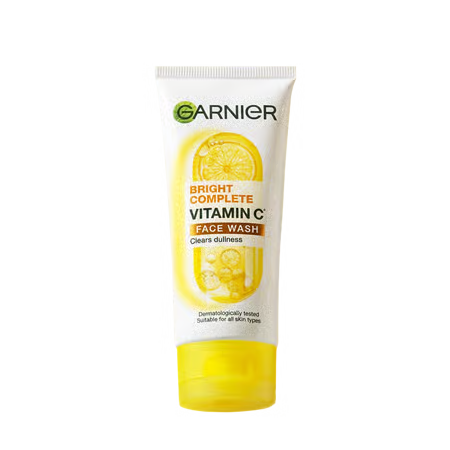 GARNIER BRIGHT COMLET VITAMIN-C FACEWASH 100ML