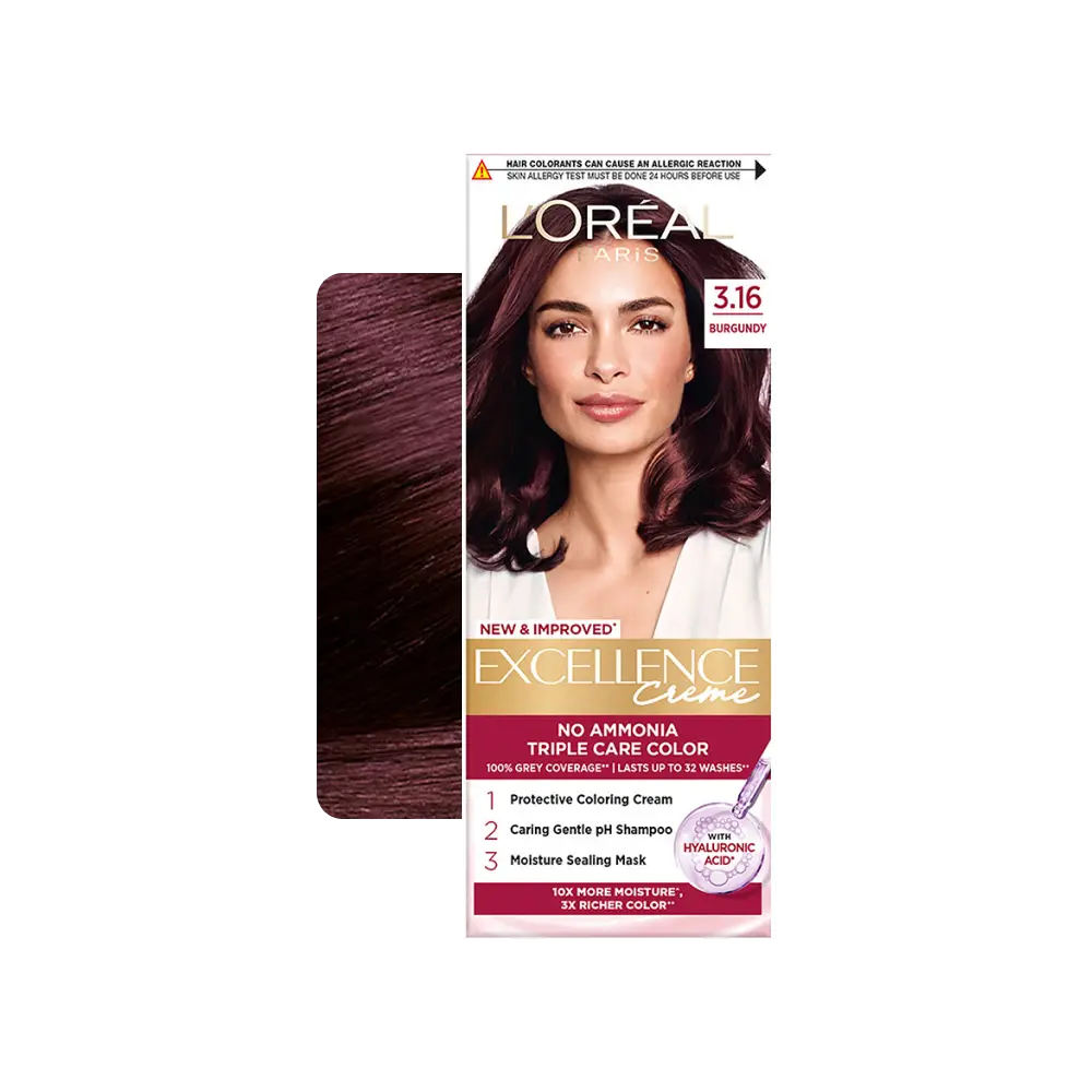 GARNIER L`OREAL EXCELLENCE CREAM 3.16 BURGUNDY