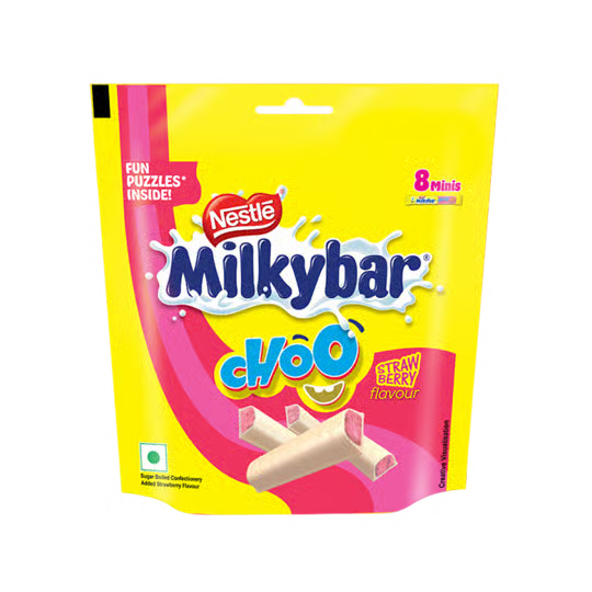 NESTLE MILKYBAR CHOO STRAWBERRY FLAVOURED SHARE BAG