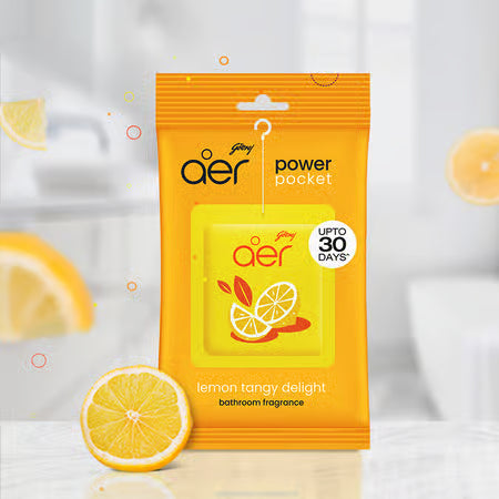 Godrej aer Pocket Air Freshener (Lemon Tangy Delight)