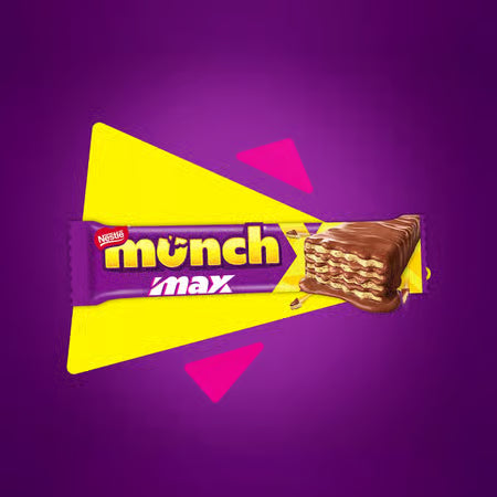 NESTLE MUNCH MAX CHOCO COATED CRUNCHY WAFER BAR