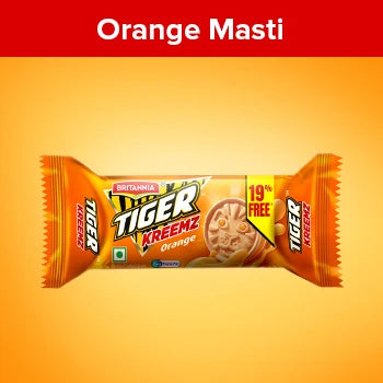 Britannia Tiger Cream Orange