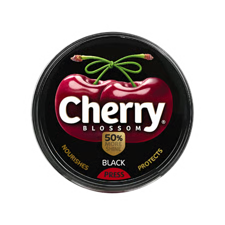 CHERRY BLOSSOM BLACK WAX SHOE POLISH 15GM