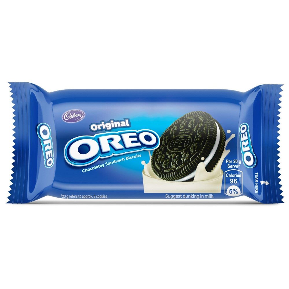 CADBURY OREO ORIGINAL VANILLA CREME BISCUIT 50GM