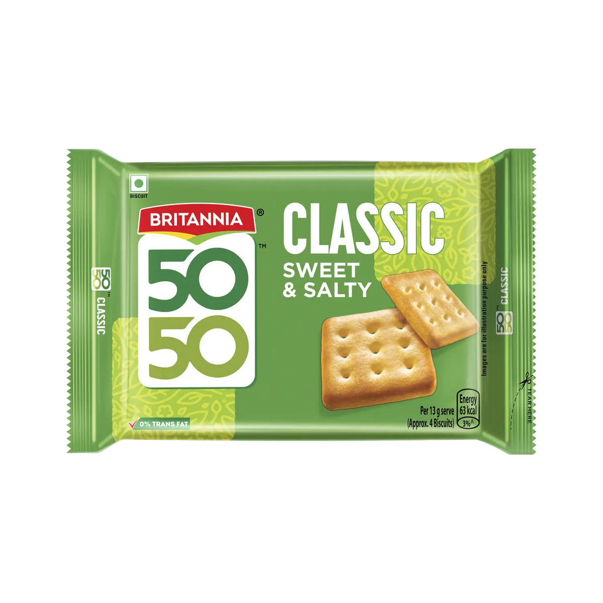 Britannia Fifty Fifty 200Gm