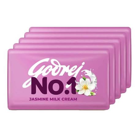 Godrej No.1 Jasmine Soap 5*100g Pack
