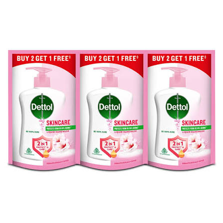 DETTOL LIQUID HANDWASH 3*175ML