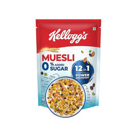 KELLOGG`S MUESLI SUGAR FREE 500GM