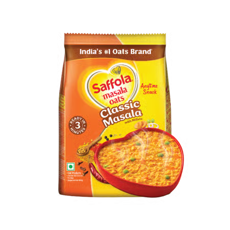 SAFFOLA CLASSIC MASALA INSTANT OATS 400GM