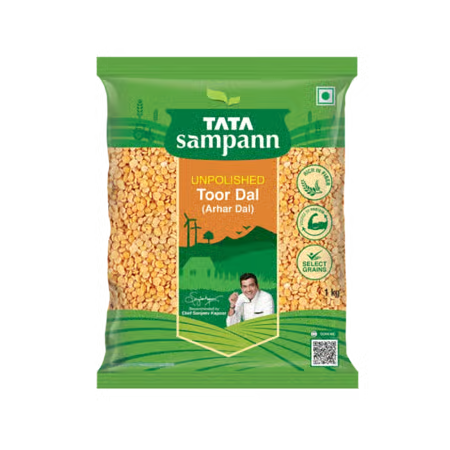 Tata Sampann Unpolished Toor Dal 1kg