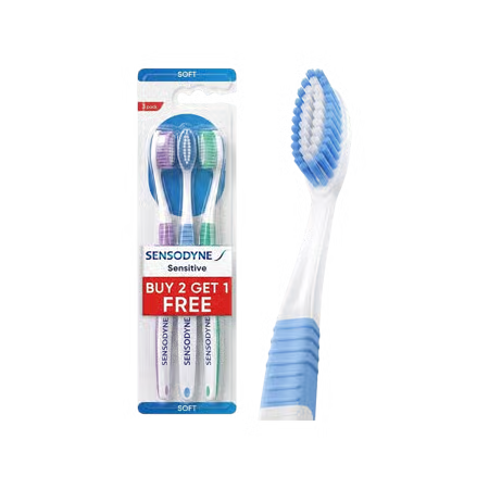 Sensodyne Sensitive Toothbrush 2+1