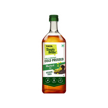 Tata Sampann Cold Pressed Mustard Oil 1L
