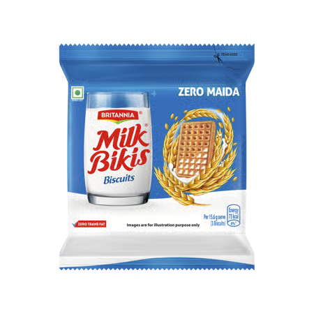 Britannia Milk Bikis 100% Atta 200Gm