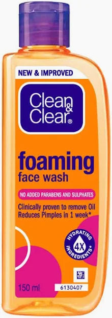 Clean & Clear Foaming Face Wash 100ml